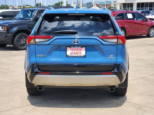 Cavalry Blue 2022 Toyota RAV4 Hybrid SE