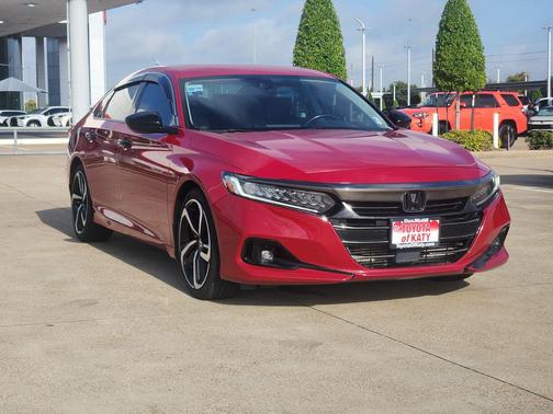 Red 2022 Honda Accord Sport SE 1.5T