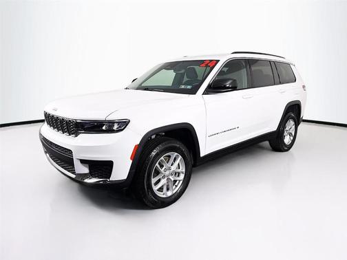 Bright White Clearcoat 2024 Jeep Grand Cherokee L Laredo