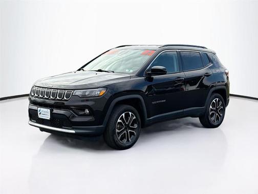 Diamond Black 2022 Jeep Compass Limited