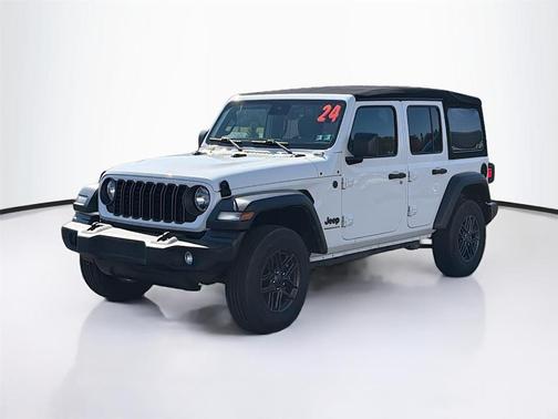 Bright White Clearcoat 2024 Jeep Wrangler Sport