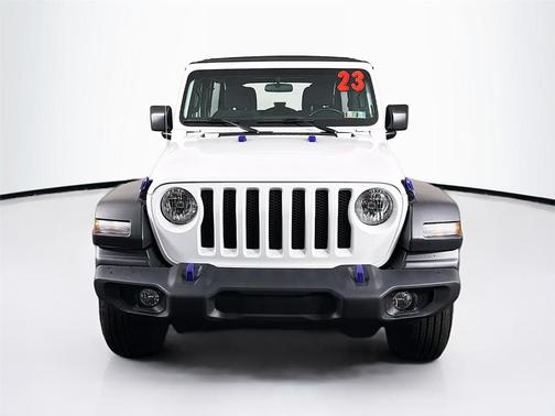 Bright White Clearcoat 2023 Jeep Wrangler Sport