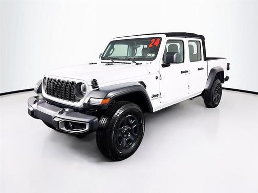 Bright White Clearcoat 2024 Jeep Gladiator Sport