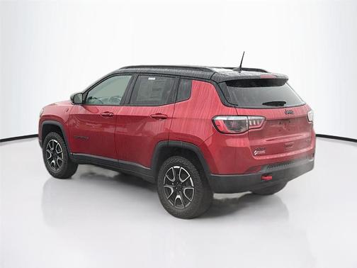 Red 2026 Jeep Compass Trailhawk