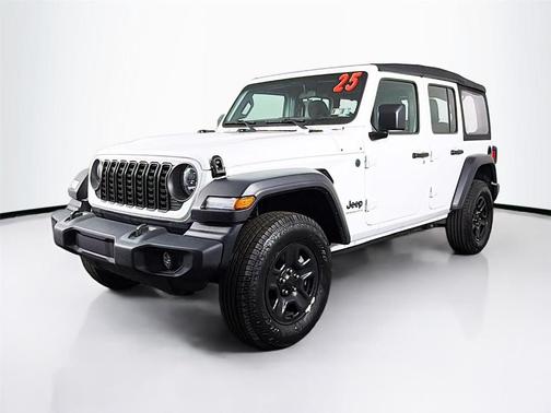 Bright White Clearcoat 2025 Jeep Wrangler Sport