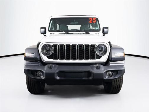 Bright White Clearcoat 2025 Jeep Wrangler Sport