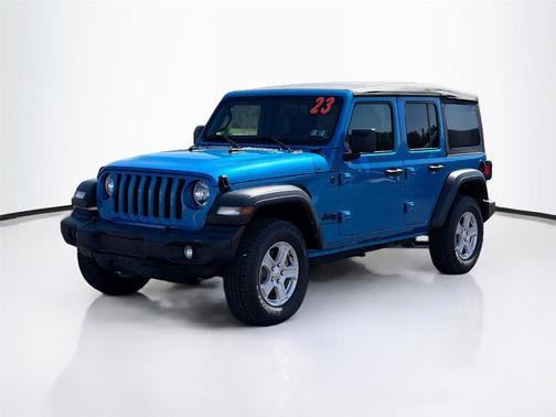 Hydro Blue Pearlcoat 2023 Jeep Wrangler Sport