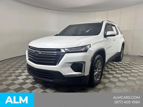 Summit White 2023 Chevrolet Traverse LT Cloth