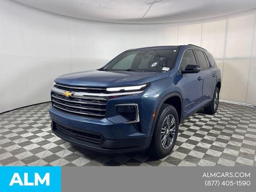 Lakeshore Blue Metallic 2024 Chevrolet Traverse LT