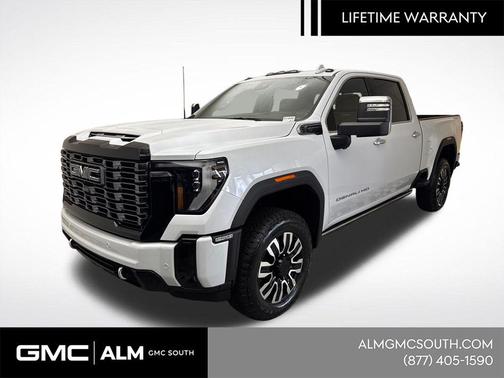 Glacier White Tricoat 2026 GMC Sierra 2500 Denali Ultimate