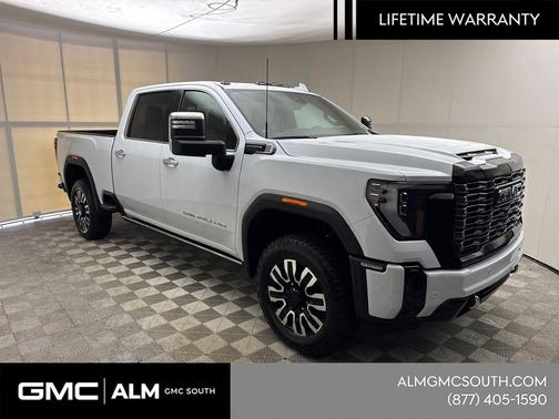 Glacier White Tricoat 2026 GMC Sierra 2500 Denali Ultimate