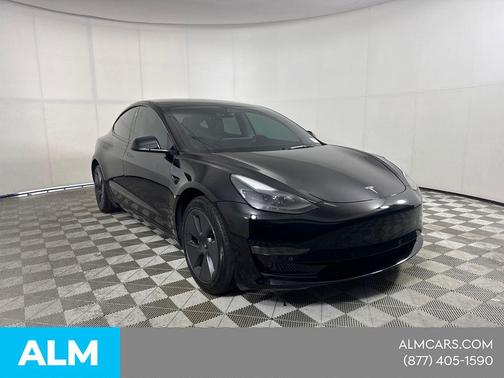 Solid Black 2022 Tesla Model 3 Long Range