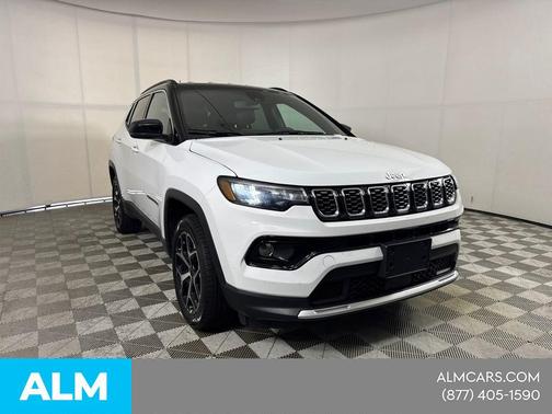 Bright White Clearcoat 2025 Jeep Compass Limited