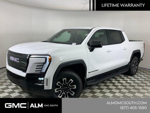 Summit White 2026 GMC Sierra EV Standard Range Elevation