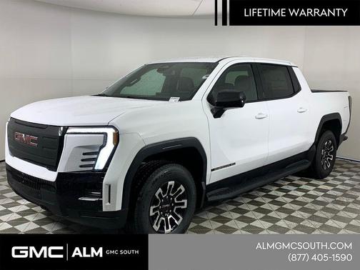 Summit White 2026 GMC Sierra EV Standard Range Elevation