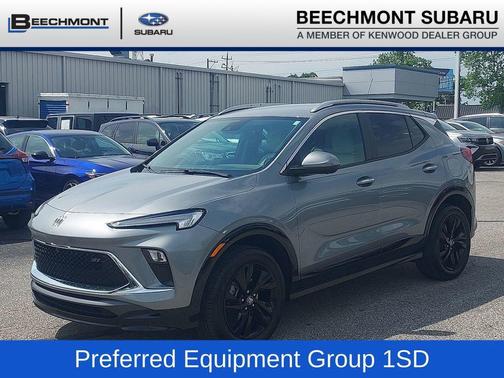 Moonstone Gray Metallic 2024 Buick Encore GX Sport Touring
