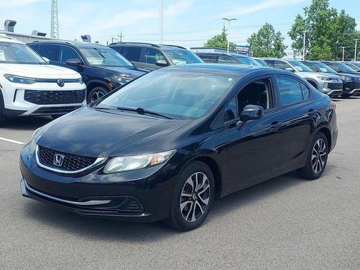 Crystal Black Pearl 2013 Honda Civic EX