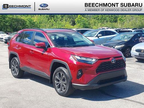 Ruby Flare Pearl 2024 Toyota RAV4 Hybrid XLE Premium