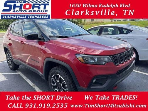 Red 2025 Jeep Compass Trailhawk