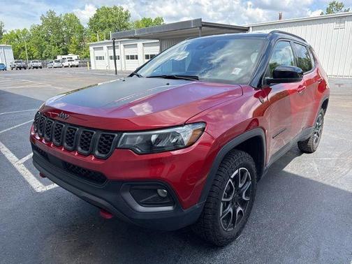 Red 2025 Jeep Compass Trailhawk