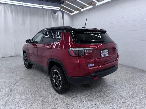 Red 2025 Jeep Compass Trailhawk