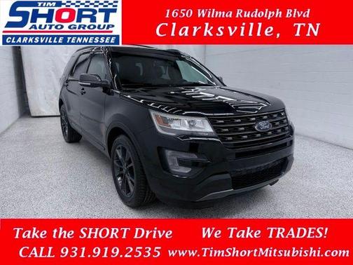 Shadow Black 2017 Ford Explorer XLT