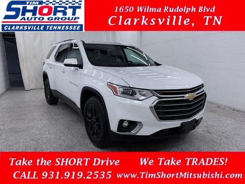 Summit White 2019 Chevrolet Traverse LT Cloth