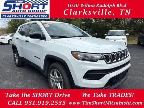 Bright White Clearcoat 2024 Jeep Compass Sport