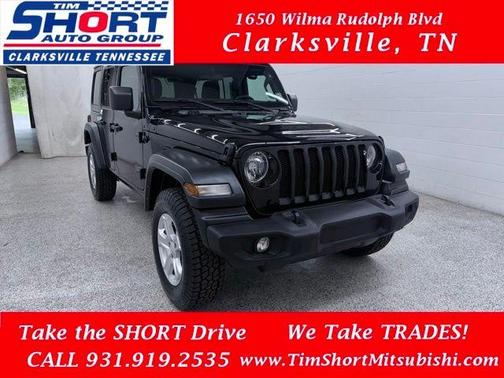Black Clearcoat 2023 Jeep Wrangler Sport