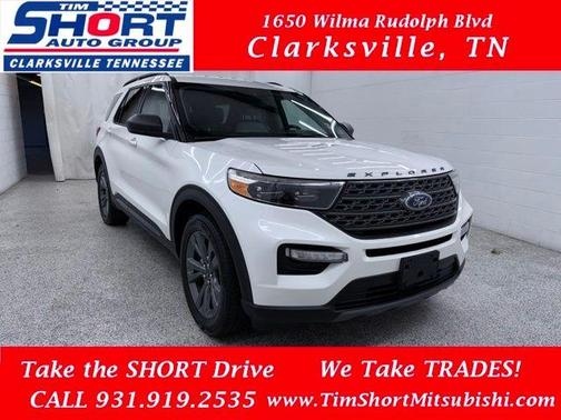 White Metallic 2021 Ford Explorer XLT