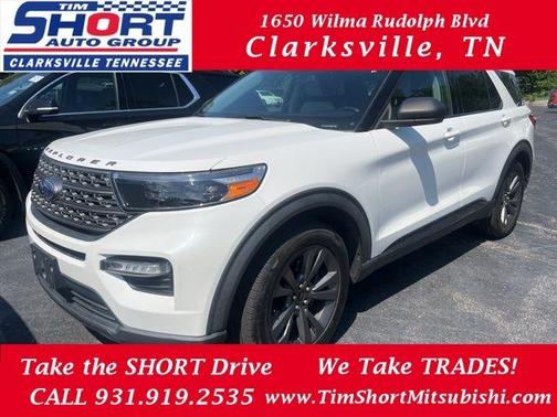 White Metallic 2021 Ford Explorer XLT