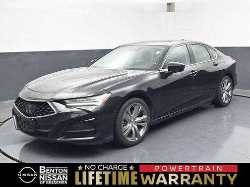 Black 2022 Acura TLX Technology