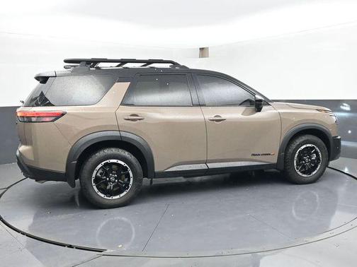 Baja Storm/Super Black Roof 2023 Nissan Pathfinder Rock Creek 4WD