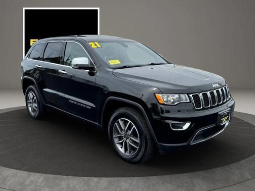 Diamond Black Crystal Pearlcoat 2021 Jeep Grand Cherokee Limited