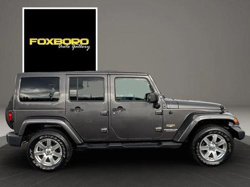 Gray 2014 Jeep Wrangler Unlimited Sahara
