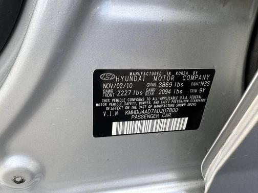 2010 Hyundai ELANTRA GLS