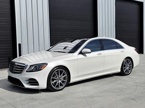 White 2020 Mercedes-Benz S-Class 4MATIC