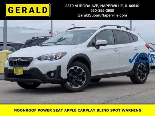 Crystal White Pearl 2021 Subaru Crosstrek Premium