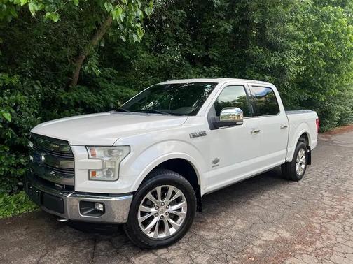 White Platinum Metallic Tri-Coat 2015 Ford F-150 King Ranch