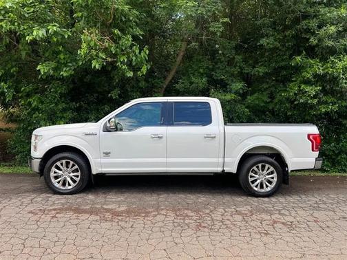White Platinum Metallic Tri-Coat 2015 Ford F-150 King Ranch