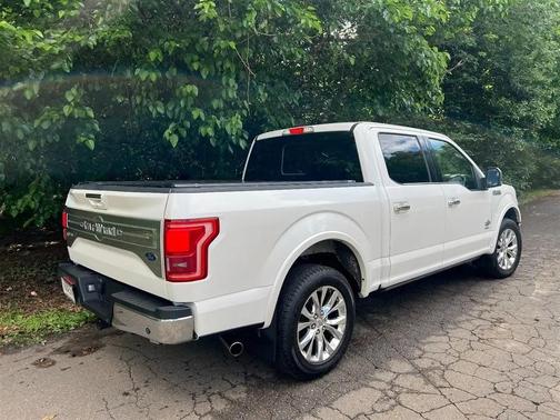 White Platinum Metallic Tri-Coat 2015 Ford F-150 King Ranch