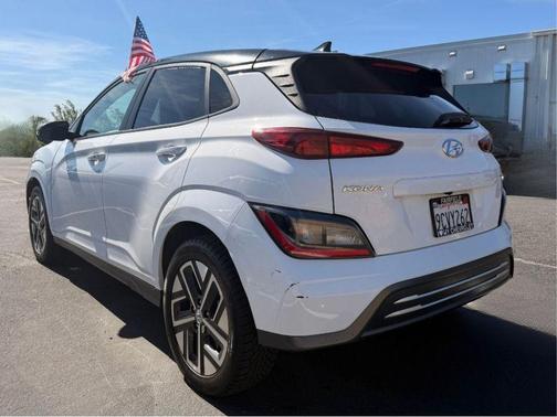 Lunar White 2022 Hyundai KONA EV SEL