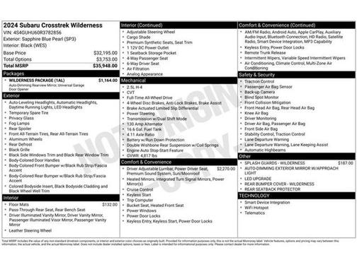 2024 Subaru Crosstrek Wilderness