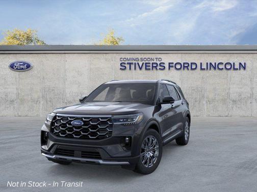 Agate Black Metallic 2026 Ford Explorer Platinum