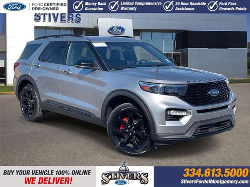Iconic Silver Metallic 2023 Ford Explorer ST