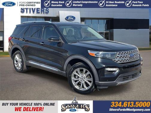 Agate Black Metallic 2020 Ford Explorer Limited