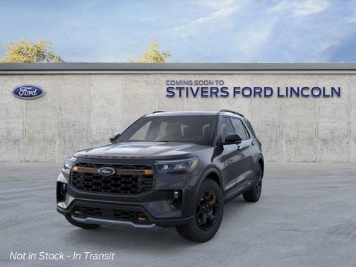 Agate Black Metallic 2026 Ford Explorer Tremor