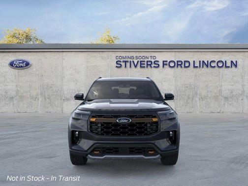 Agate Black Metallic 2026 Ford Explorer Tremor