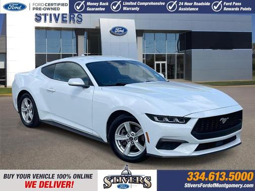 Oxford White 2024 Ford Mustang EcoBoost