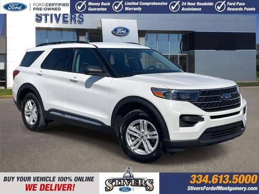 Star White 2024 Ford Explorer XLT